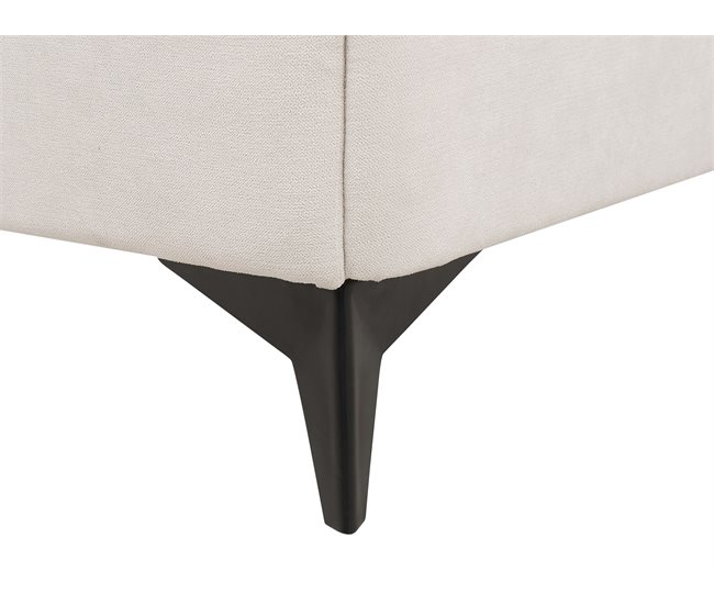 Beliani Cama con somier Chenilla MELLE 195x240 Beige