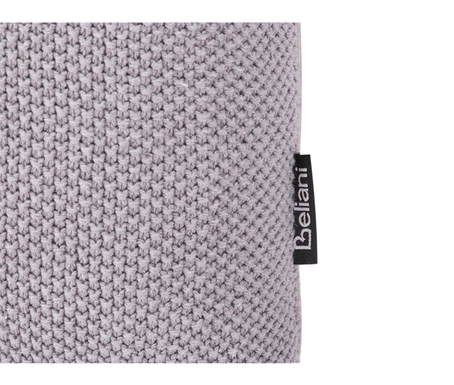 Beliani Cojín decorativo SHADOOR Gris