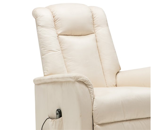 Sillón relax eléctrico microfibra MAX Beige