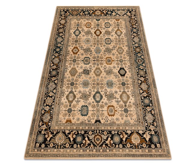 Alfombra de lana OMEGA PARILLO Marco jadeit 170x235 Marron