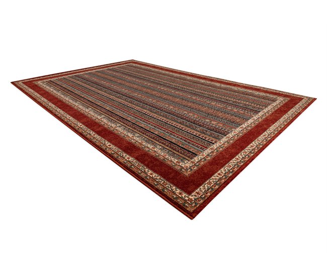 Alfombra de lana KASHQAI 4357 300 marco oriental 240x340 Rojo