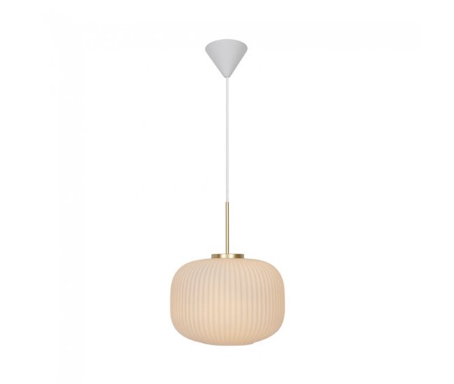 Lámpara de techo Milford 30 Latón Cristal Nórdico Multicolor