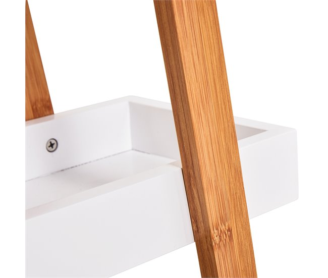 Armario de Baño Bambú, MDF kleankin, hogar - baño 30 Blanco