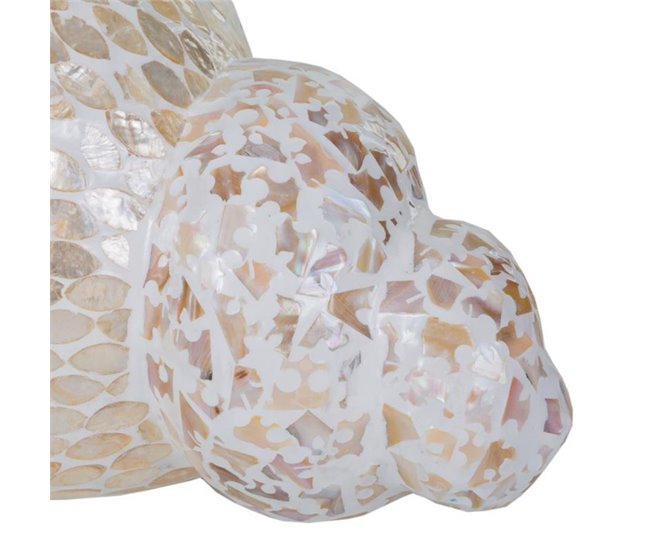 Caracola de cerámica Beige