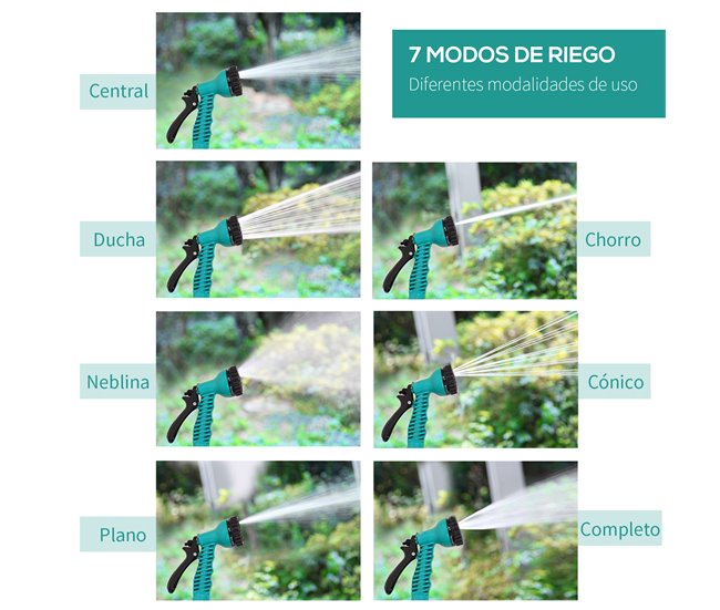 Carrete para Manguera PP, Plástico DURHAND Multicolor