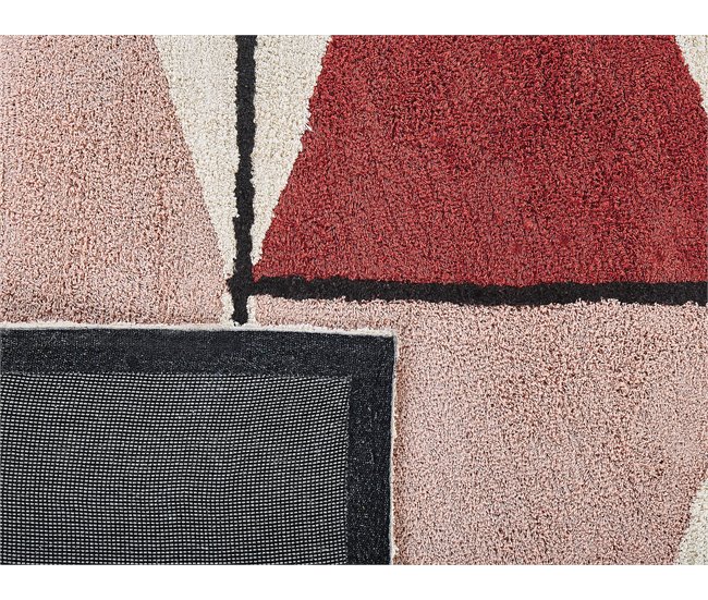 Beliani Alfombra de pelo corto PURNIA 140x200 Beige