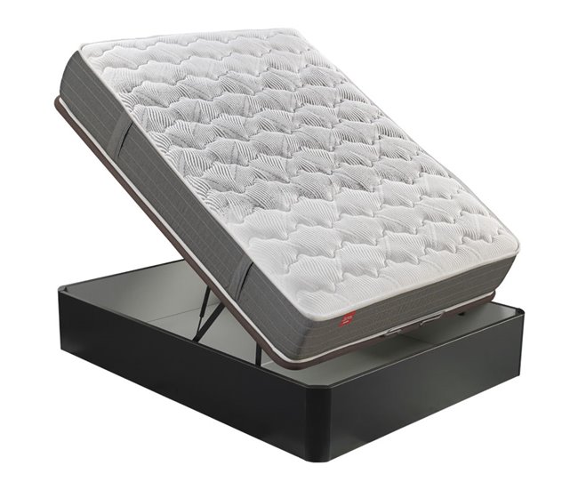 Colchón DREAMLIGHT 8K PIKOLIN de muelles de hilo continuo Normablock + canapé gratis Pikolin color wengué 