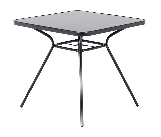 Beliani Conjunto de comedor LIVO Negro