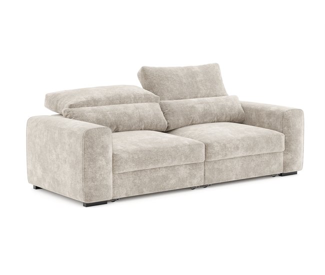 Sofá LANDON convertible en cama Beige