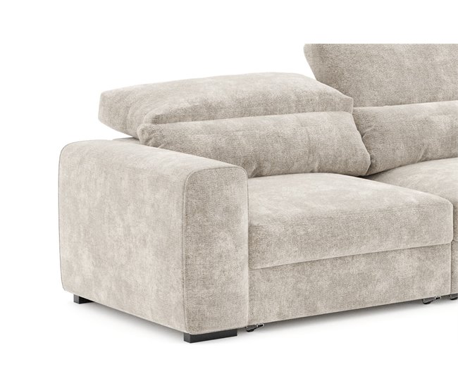Sofá LANDON convertible en cama Beige