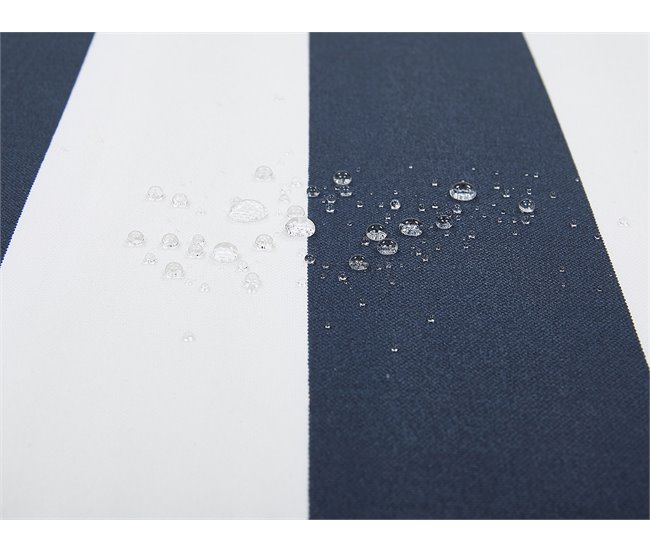 Beliani Silla de jardín SASSARI Azul Marino