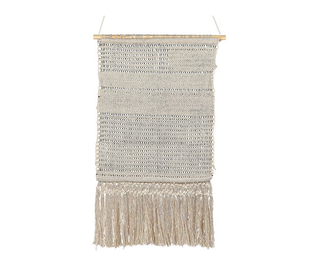 Beliani Decoración de pared de tela GUJRAT Beige