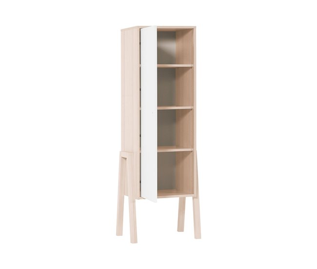 Armario con 1 puerta y 3 estantes interiores - SPOT Madera