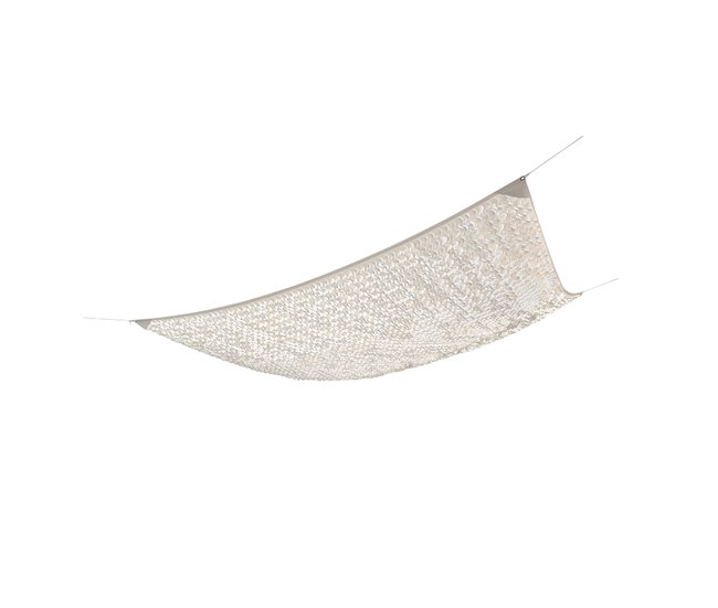 Acomoda Textil–Toldo Camuflaje Protección Rayos UV. (Triangular) Beige