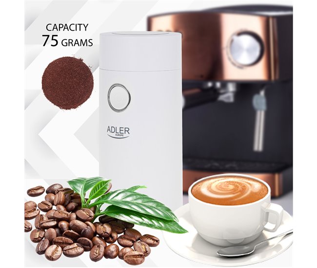 Molinillo de café Adler AD4446-WS Blanco