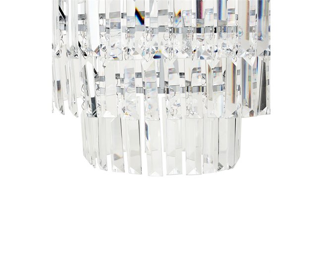 Beliani Lámpara colgante AMENEIRO Transparente