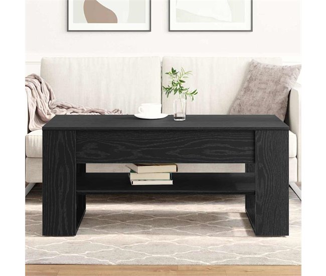 Centro De Mesa De Café 102x55 Marron