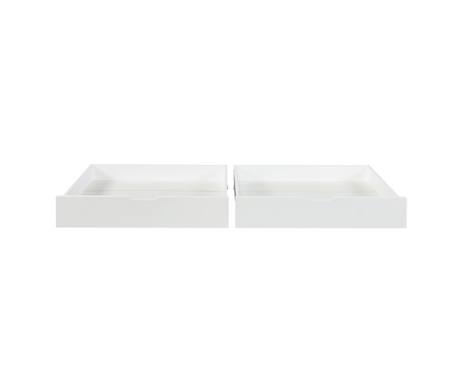 Set de 2 cajones debajo de la cama Ydre con ruedas 