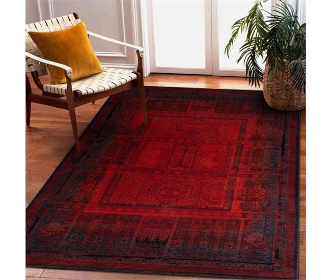 Alfombra de lana SUPERIOR NAKBAR PREMIUM oriental 235x350 Rojo
