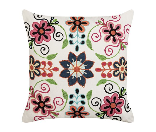 Beliani Cojín decorativo BAHRAICH Multicolor