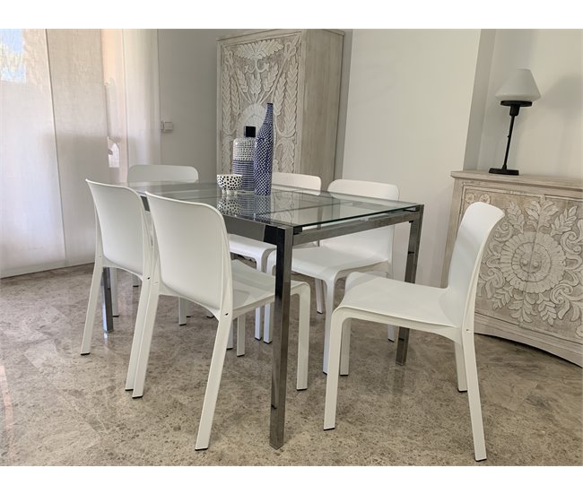 Silla de jardín GRANA Blanco