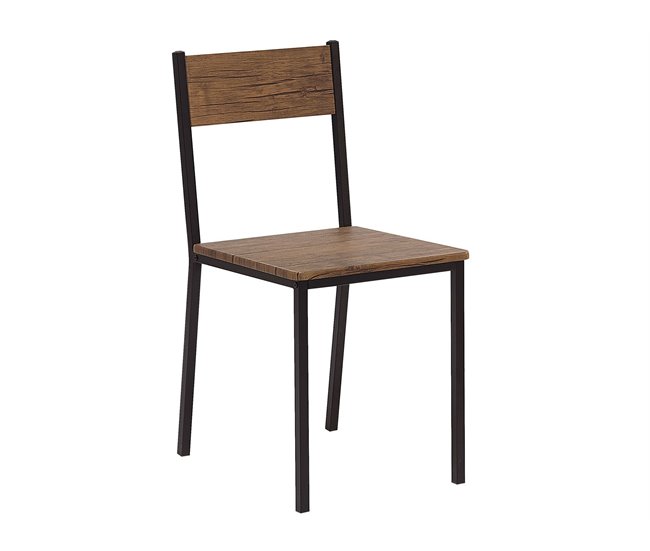 Beliani Conjunto de comedor HAMRY Marron