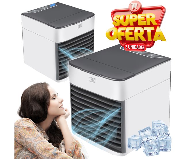 Mini Aire Acondicionado Climatizado Portátil Klack Blanco