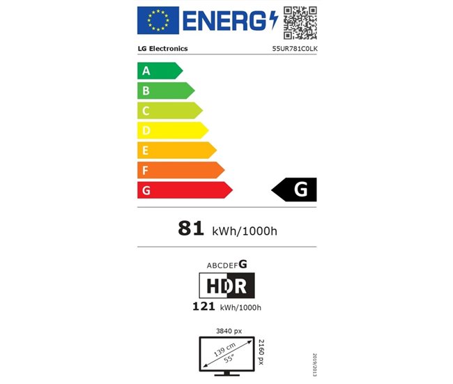 TV LG UR781C 4K Smart TV Negro