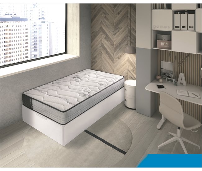 Colchón VISCOROLL GRAF 90x190cm Gris