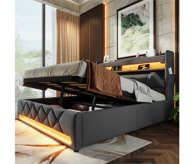 Canapés abatibles Gris