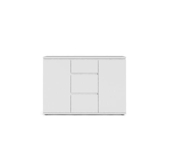 Aparador con 2 puertas y 3 cajones NOVA Blanco