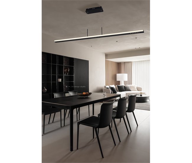 Lámpara techo AYUMU marca CONFORAMA Negro
