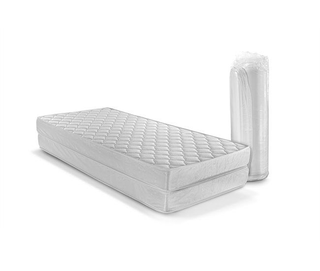 Pack 2 colchones para la cama NORDLAND 90x200 cm Blanco