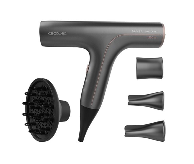 Secador IoniCare 6000 RockStar Soft Pro Cecotec Negro