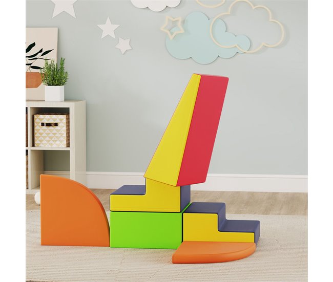 Bloques de Espuma Cuero Sintético AIYAPLAY Multicolor