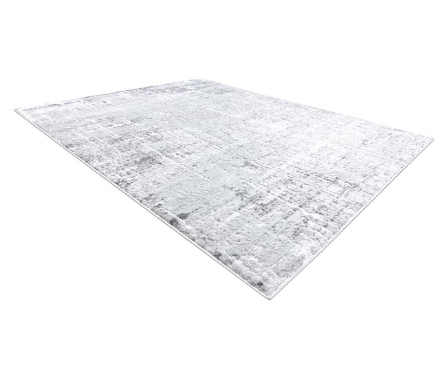 Alfombra MEFE moderna 8722 Líneas vintage Structural dos nivel 80x150 Gris