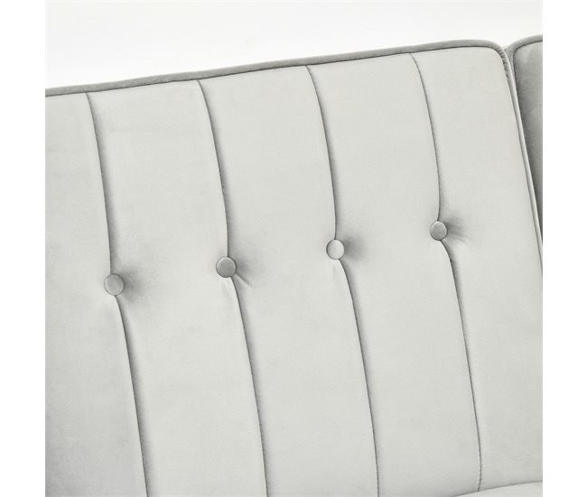 Sofá Cama Poliéster, Espuma, Madera HOMCOM Gris