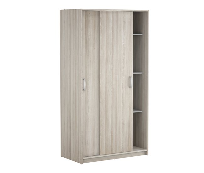 Armario ROLLING puertas correderas 102x191cm madera Madera
