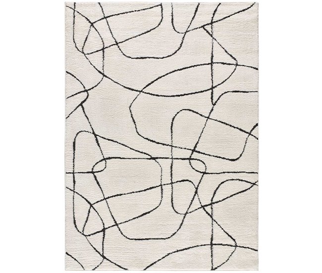 ATTICGO Alfombra con relieve Blanche 80x150 Blanco