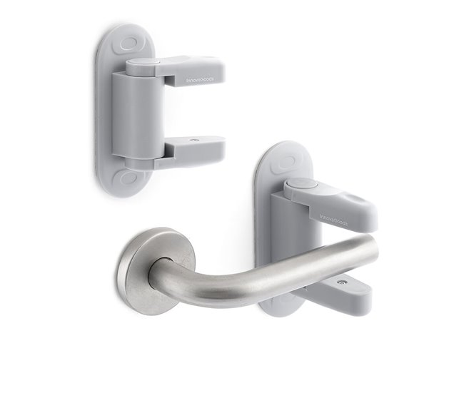 Bloqueo de Seguridad para Puertas Gris