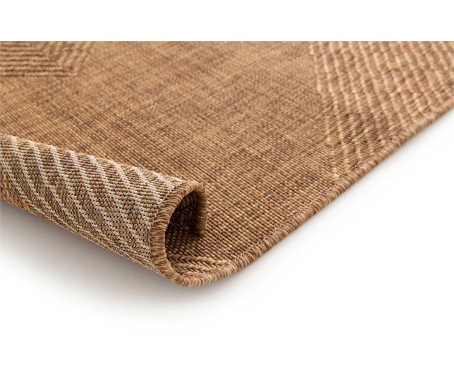 Alfombra de interior/exterior efecto yute GUINEA - ATTICGO 80x150 Natural