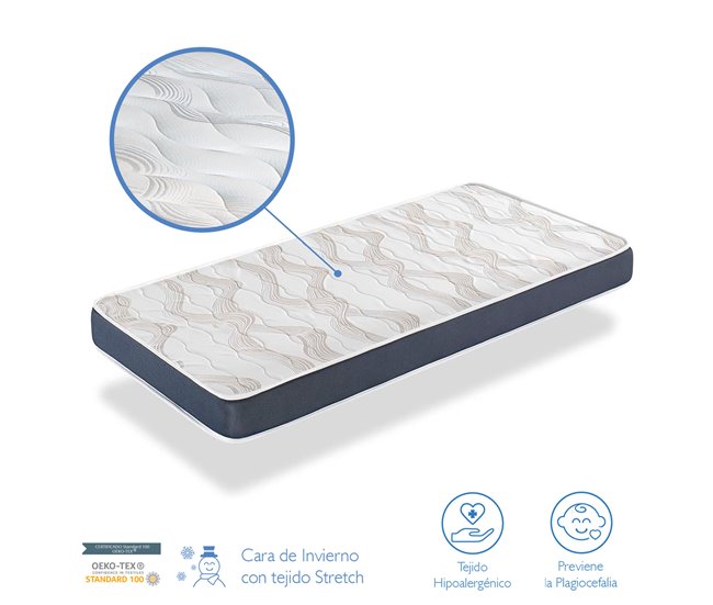 Colchón bebe CUNA BABY BLEU 