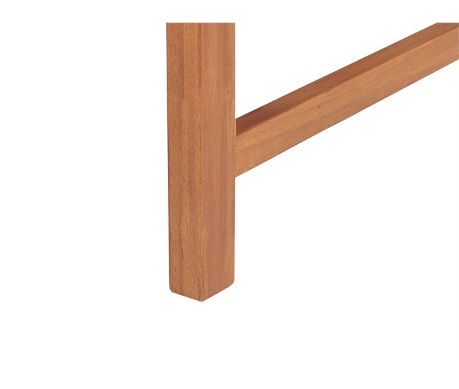 Beliani Banco Madera de acacia TREIA Marron