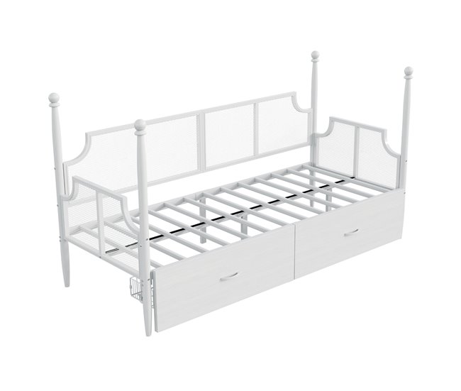 Camas individuales 97x210 Blanco