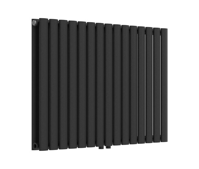 Radiador de panel Nore de Diseño doble capa tubular acero Negro
