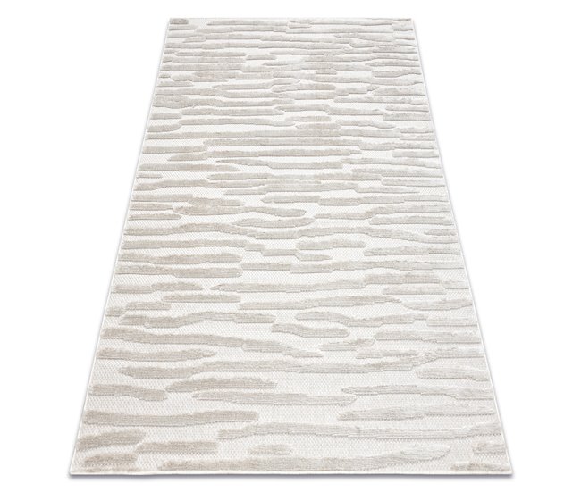 Alfombra SANTO sisal 58394 Olas 120x170 Crema
