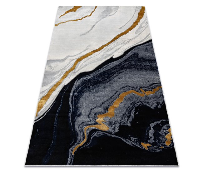 Alfombra EMERALD exclusivo 1017 glamour 240x330 Azul