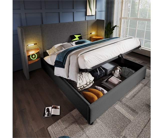 Canapés abatibles Gris