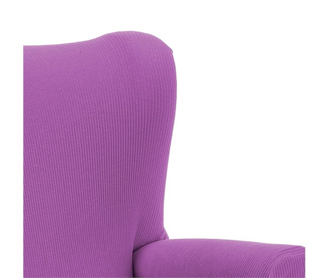 Funda de Sillón Orejero Elástica Java Donegal Collections Fucsia