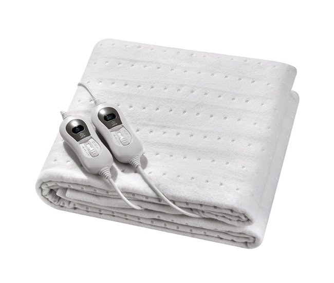 Calientacamas Electrico Textil Serie Bienestar Blanco